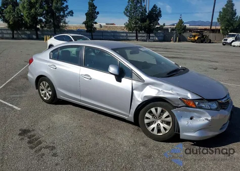 2012 Honda Civic Lx из США, поврежденный, VIN 19XFB2F57CE385314